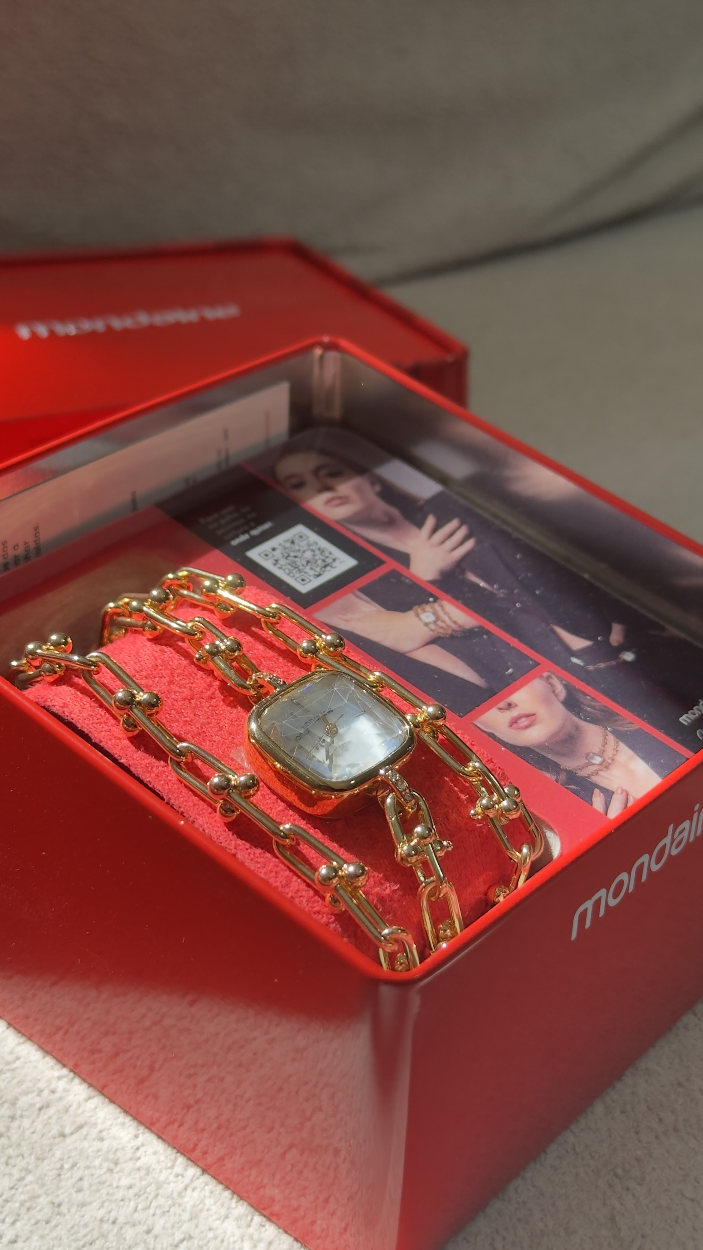 Relógio Mondaine Crystal 2 em 1